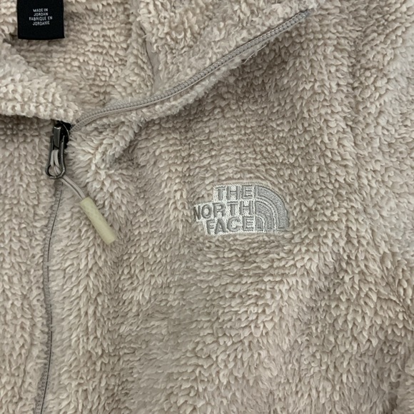 The North Face Women’s Bone Tan Plush Fleece Osito Jacket Size M - Picture 2 of 7